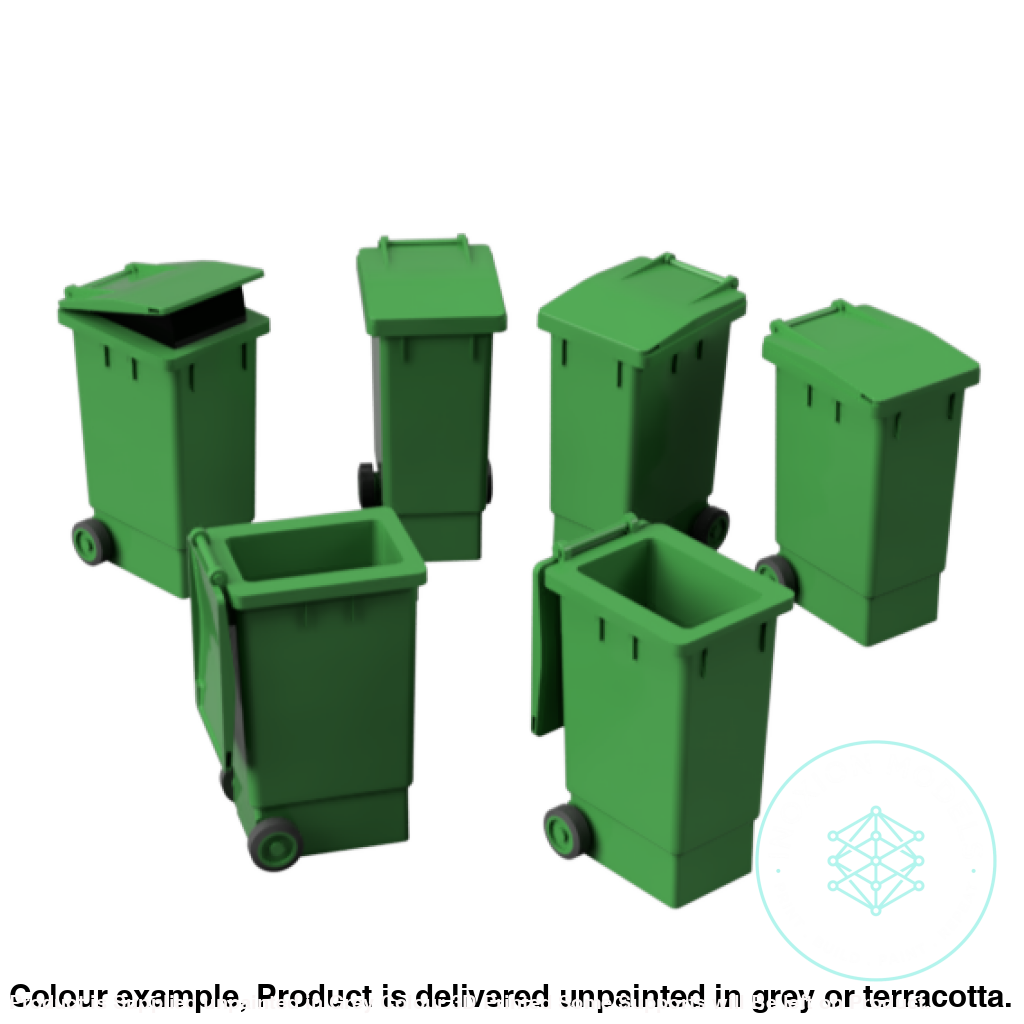 Fo101A – Wheelie Bins Oo/Ho Scale Oo Accessory