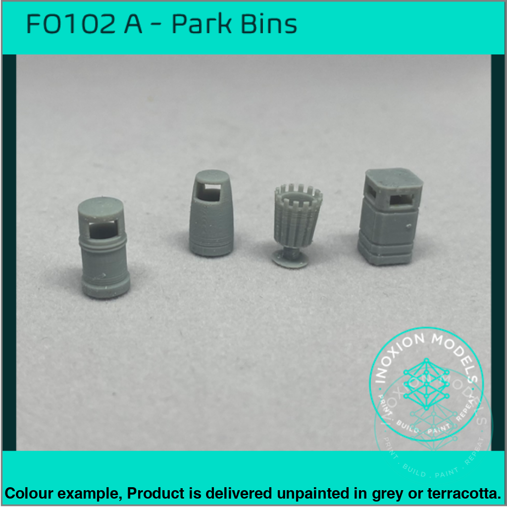 Fo102A – Park Bins Oo/Ho Oo Scale Accessory