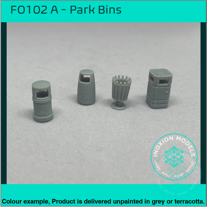 Fo102A – Park Bins Oo/Ho Oo Scale Accessory