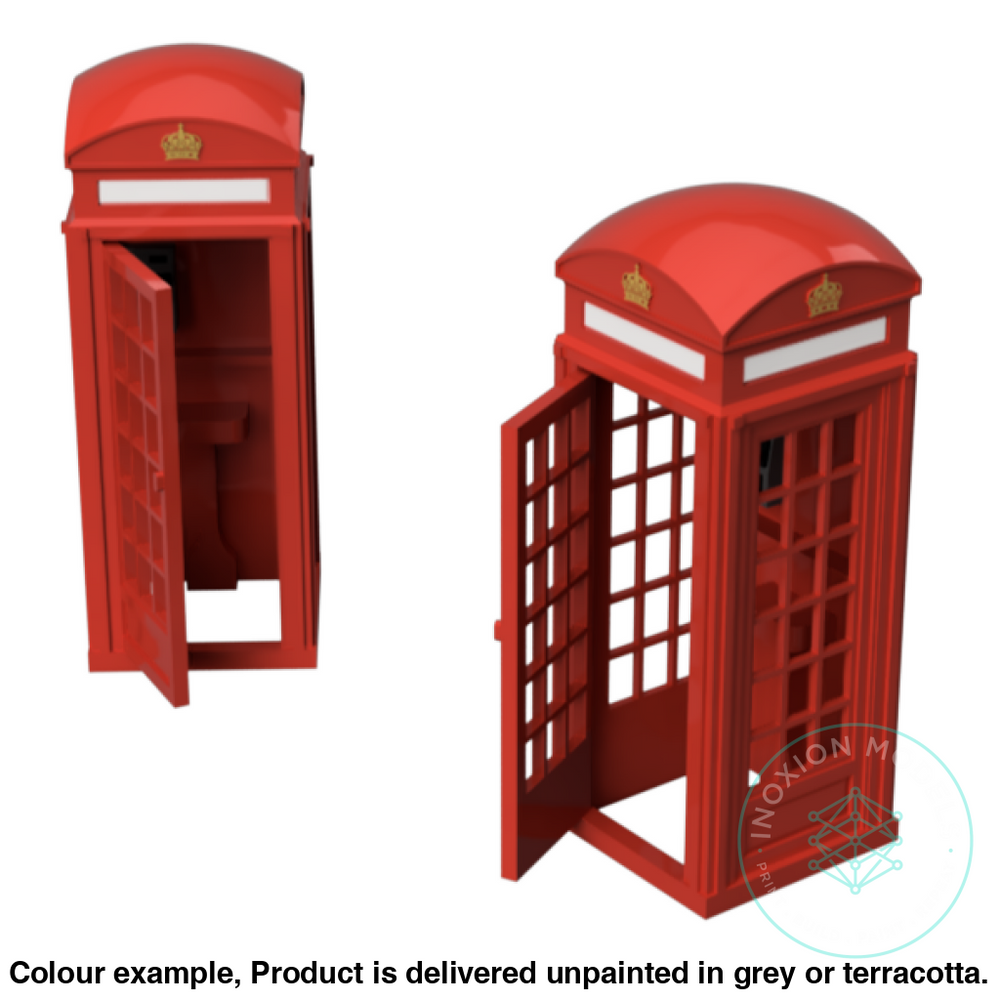 Fo106B - Phone Boxes Open Door Oo/Ho Scale Oo Accessory