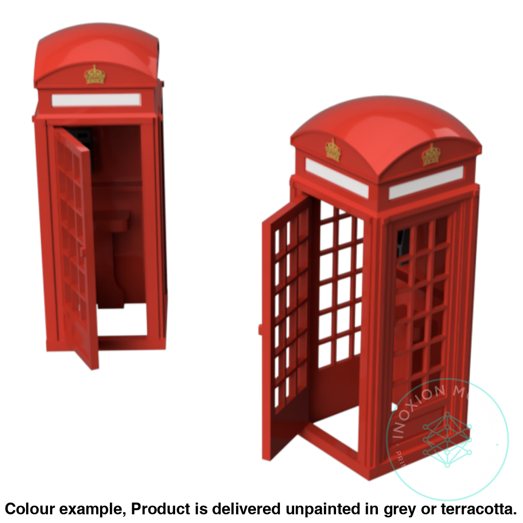 Fo106B - Phone Boxes Open Door Oo/Ho Scale Oo Accessory