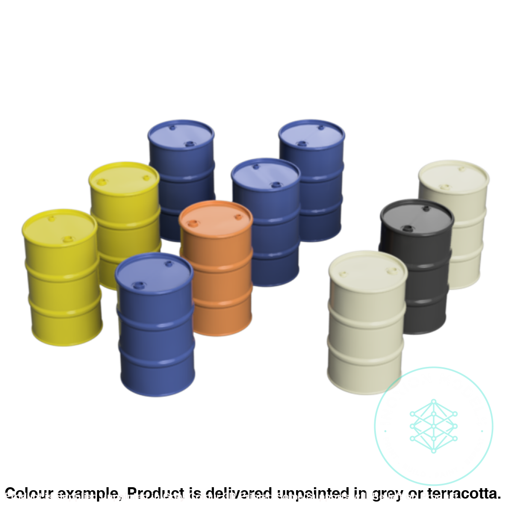 Fo205E – 80 Gallon Oil Drum Oo/Ho Scale Oo Accessory