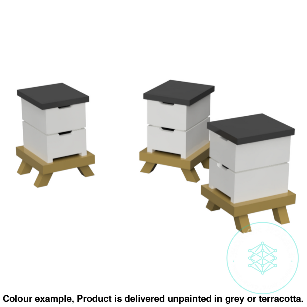 Fo300A – Box Beehives Oo/Ho Scale Oo Accessory