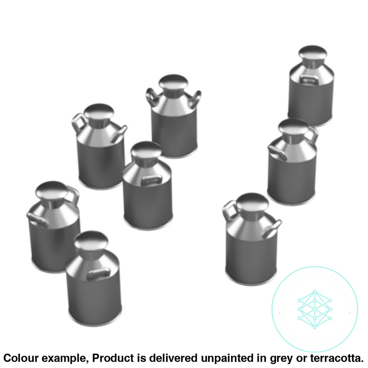 Fo301B – Small Milk Churns Oo/Ho Scale Oo Accessory