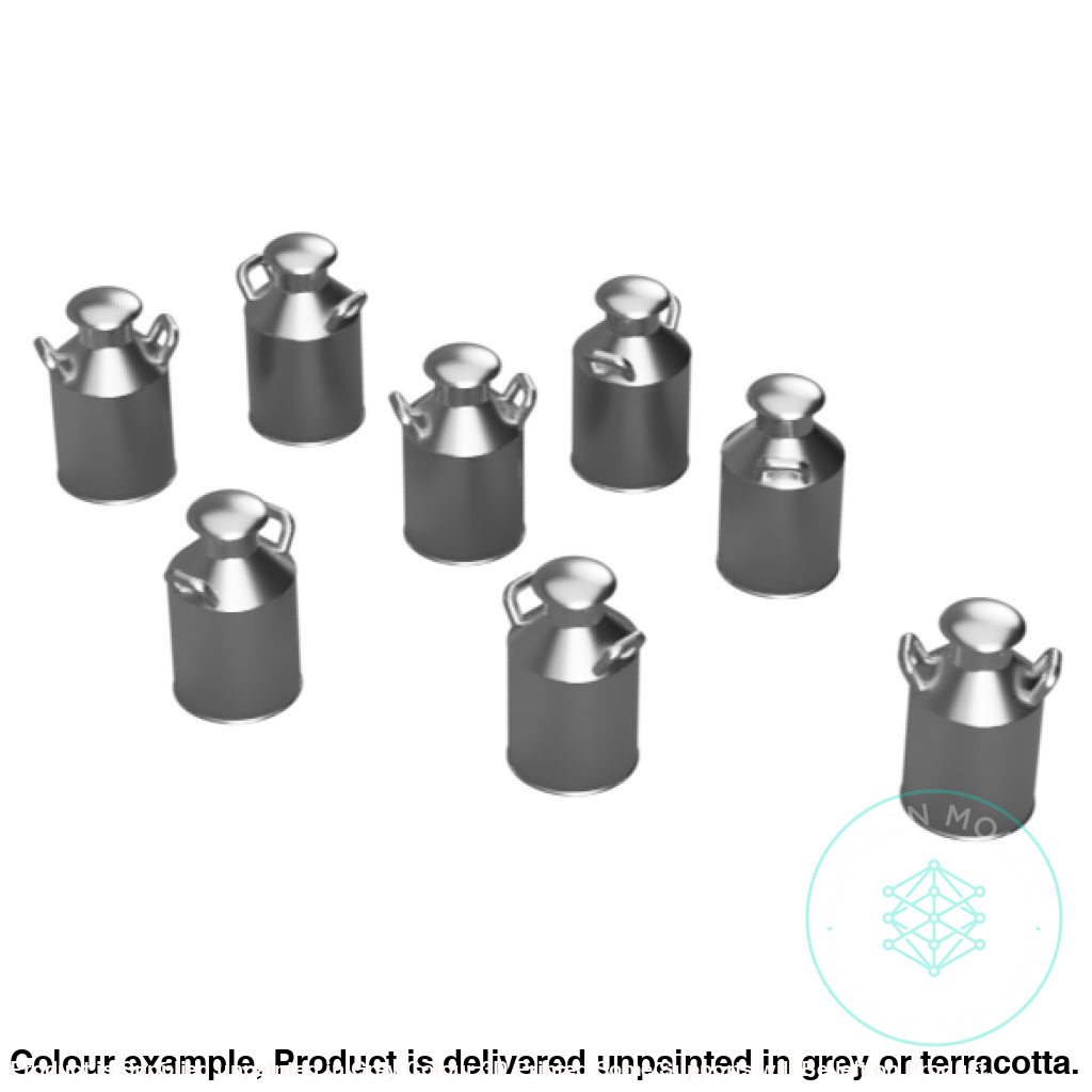 Fo301B – Small Milk Churns Oo/Ho Scale Oo Accessory