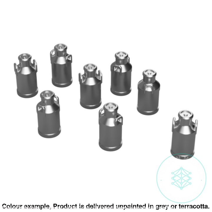Fo301C – Medium Milk Churns Oo/Ho Scale Oo Accessory