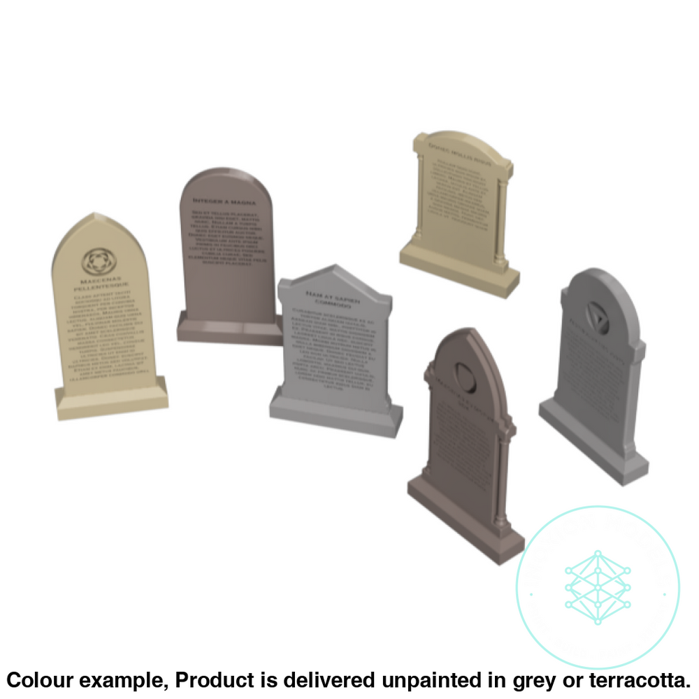 Fo307C – Old Grave Stones Oo/Ho Scale Oo Accessory