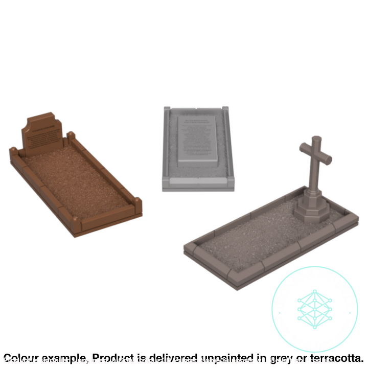 Fo307E – Grave Plots Oo/Ho Scale Oo Accessory