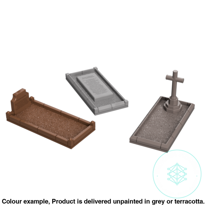 Fo307E – Grave Plots Oo/Ho Scale Oo Accessory