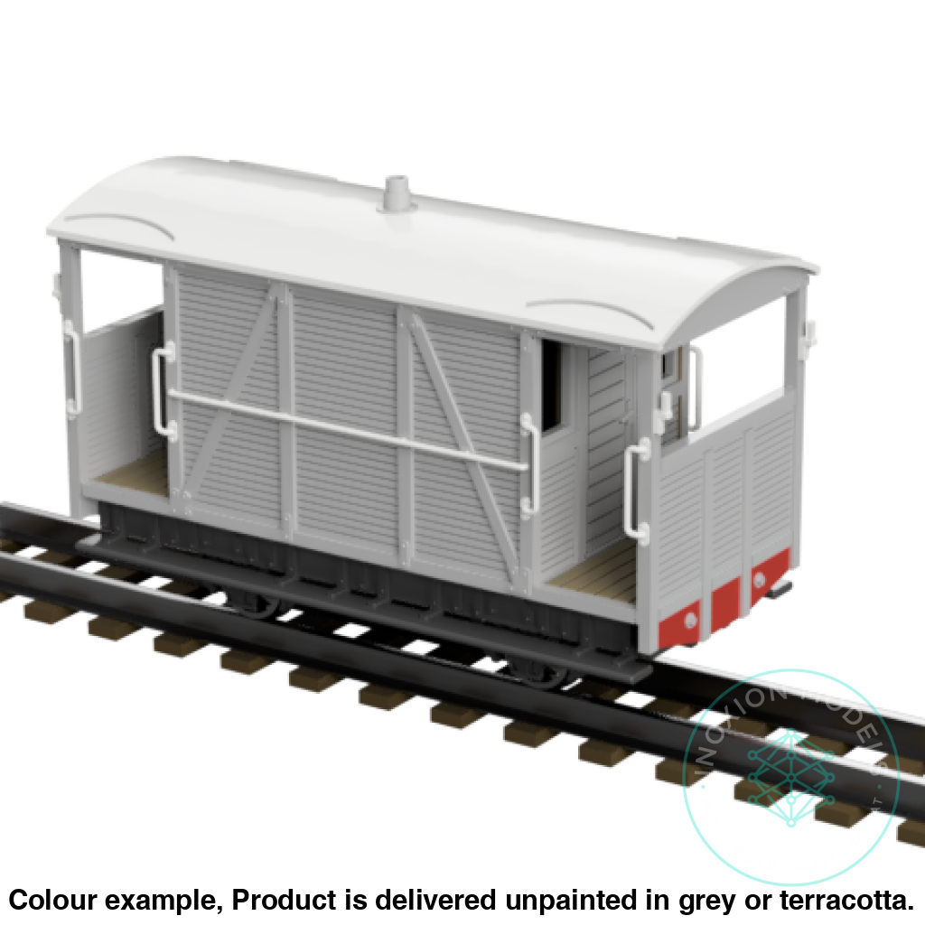 Fp755A – C&amp;Mlr Brake Van Oo9 Gauge Oo Scale Rolling Stock