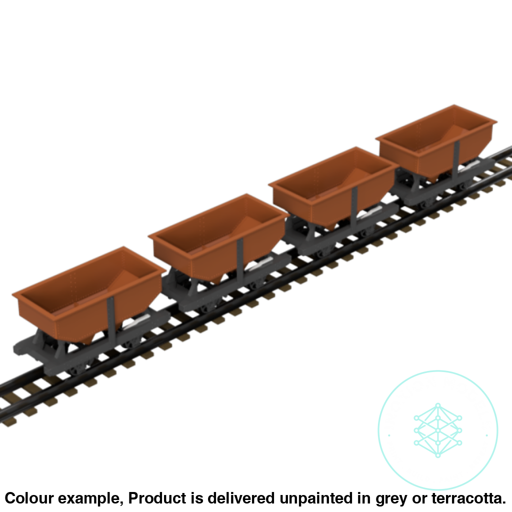 Fpc755C – 4X C&Mlr 3.5 Ton Hopper Wagon Oo9 Gauge Oo Scale Rolling Stock