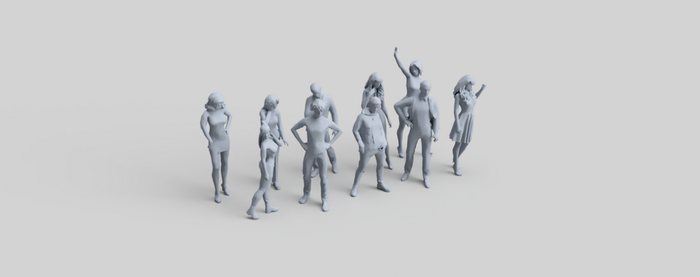 Fr005 Standing Figure Pack 5