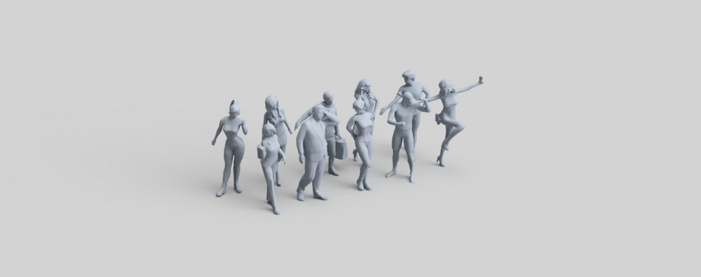 Fr006 Standing Figure Pack 6