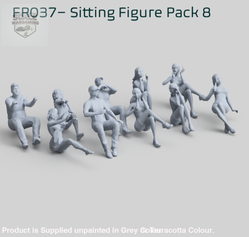 Fr037 Sitting Figure Pack 8