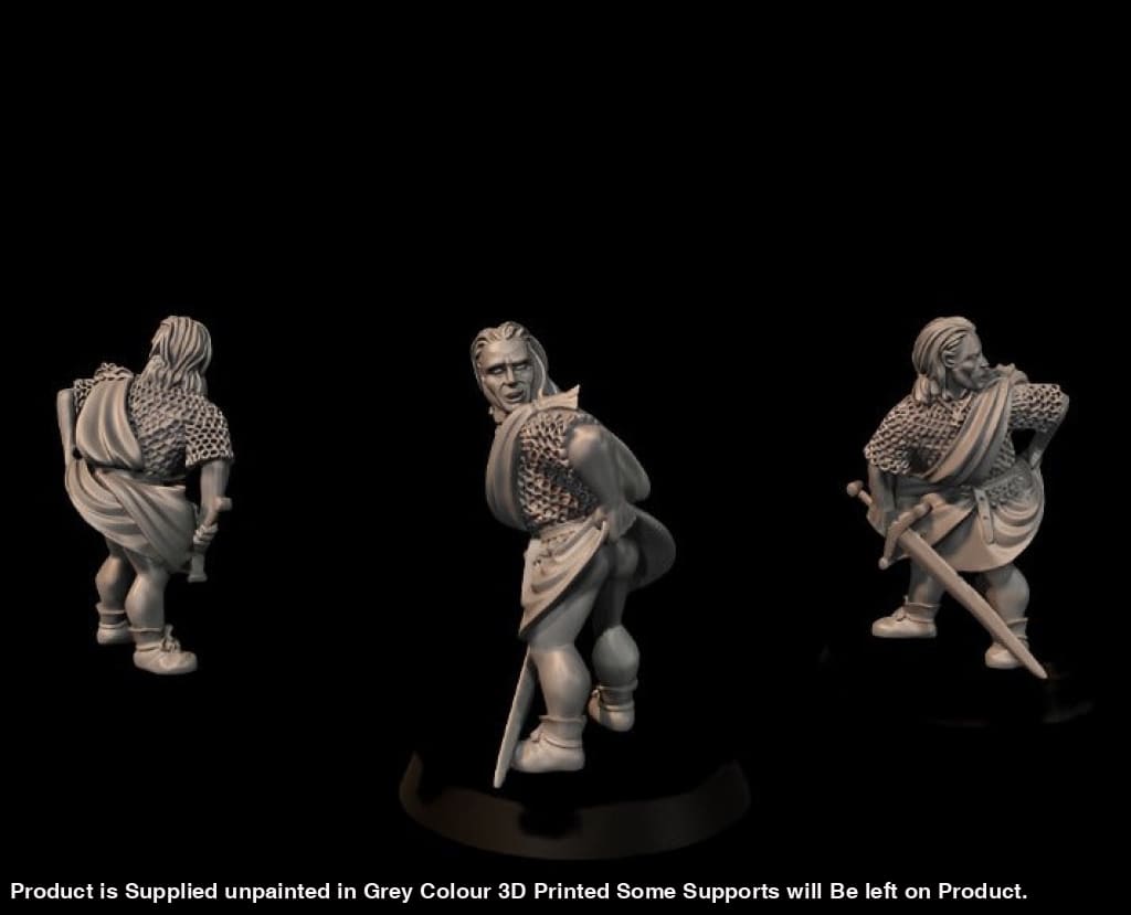 GG012 Scottish Clansman Flashing Medieval