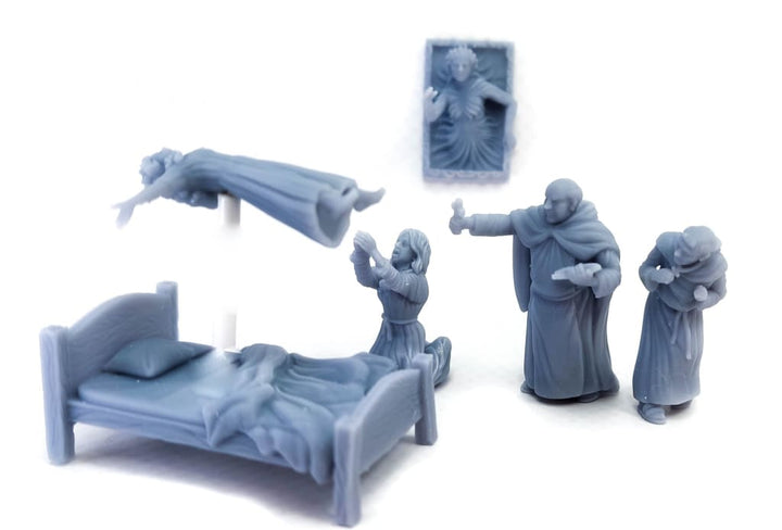 GM002 Medieval Village Scenes - Exorcism Medieval Figure