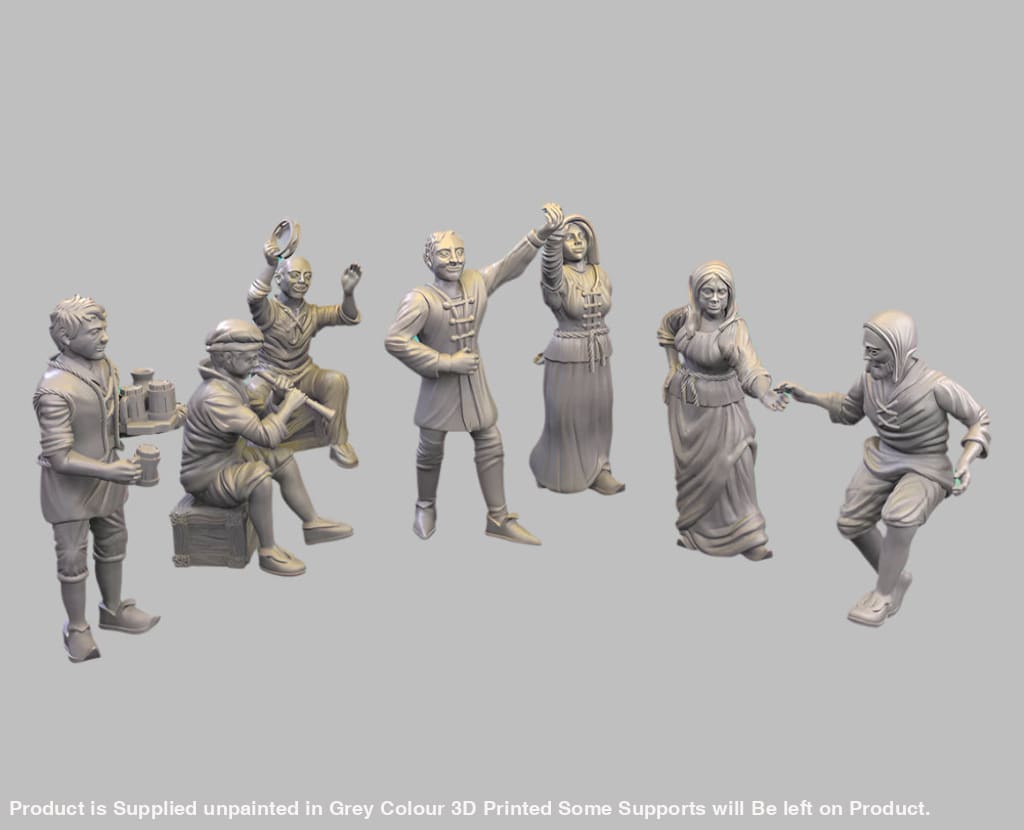 GM005 Medieval Village Scenes - Feasting Medieval Figure