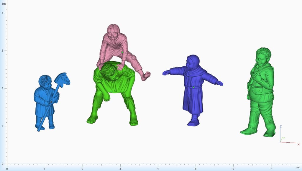 GM006 Medieval Village Scenes - Children Medieval Figure