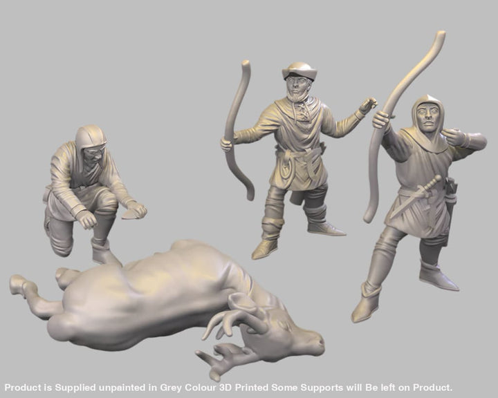 GM007 Medieval Village Scenes - Hunting Medieval Figure