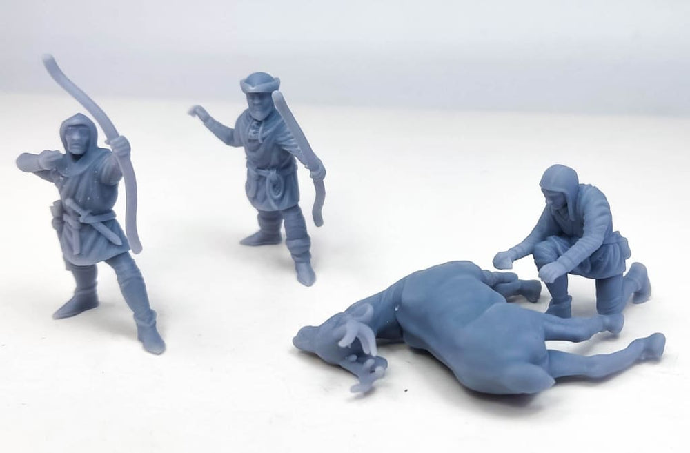 GM007 Medieval Village Scenes - Hunting Medieval Figure