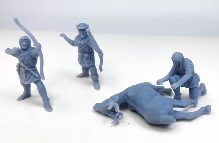 GM007 Medieval Village Scenes - Hunting Medieval Figure