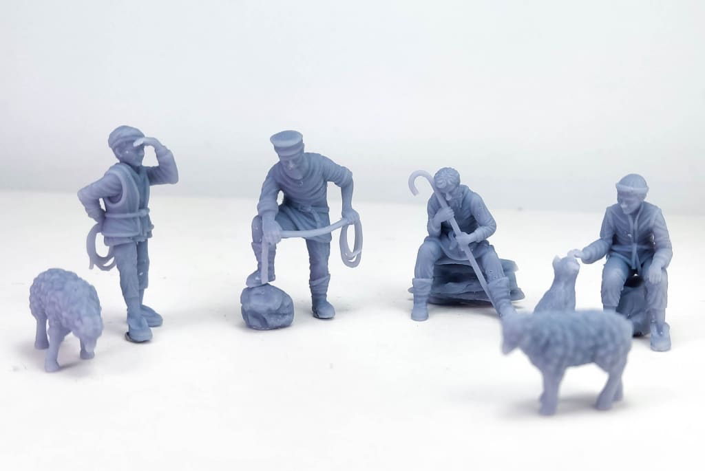 GM010 Medieval Village Scenes - Shepherds Medieval Figure