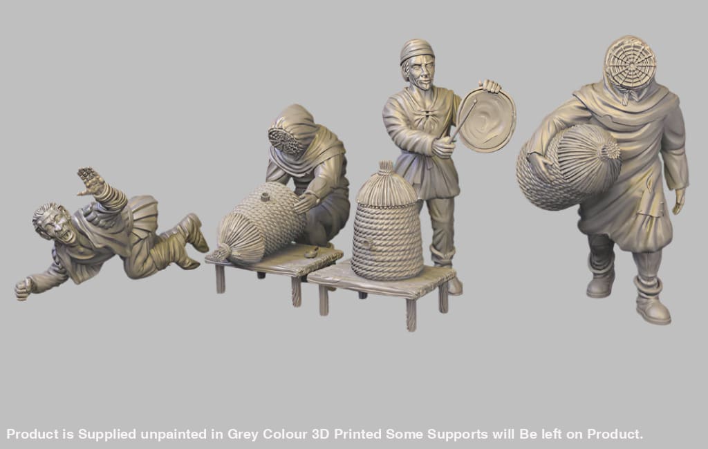 GM013 Medieval Village Scenes - Village Bee Keepers Medieval Figure