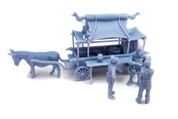 GM018 Medieval Village Scenes - Village Trader Medieval Figure