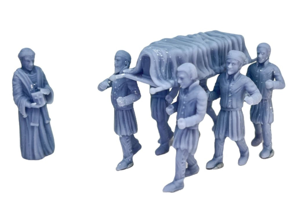 GM020 Medieval Village Scenes - Village Funeral Medieval Figure