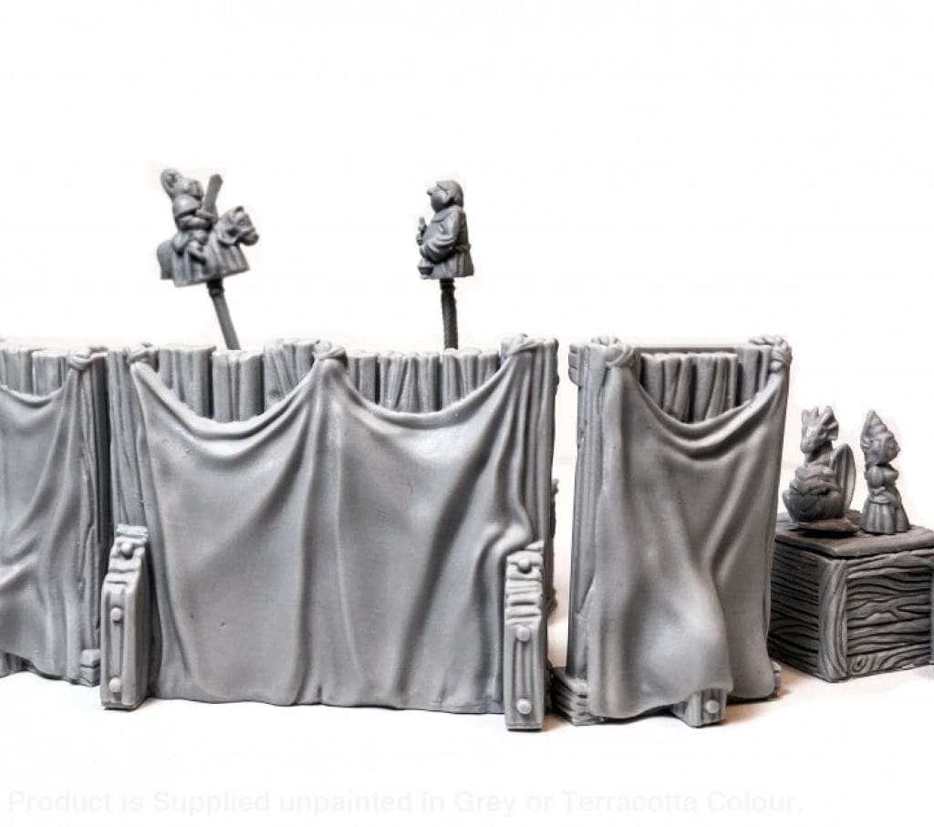 GM024 Medieval Village Scenes - Travelling Punch and Judy puppet show Medieval Figure