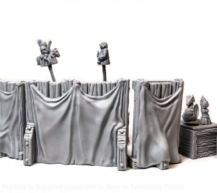 GM024 Medieval Village Scenes - Travelling Punch and Judy puppet show Medieval Figure