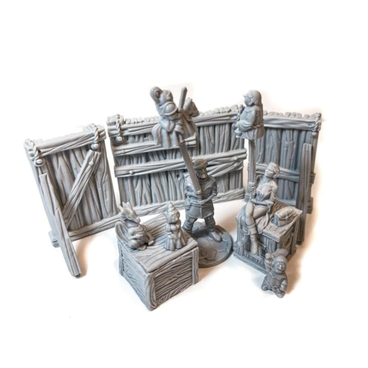 GM024 Medieval Village Scenes - Travelling Punch and Judy puppet show Medieval Figure