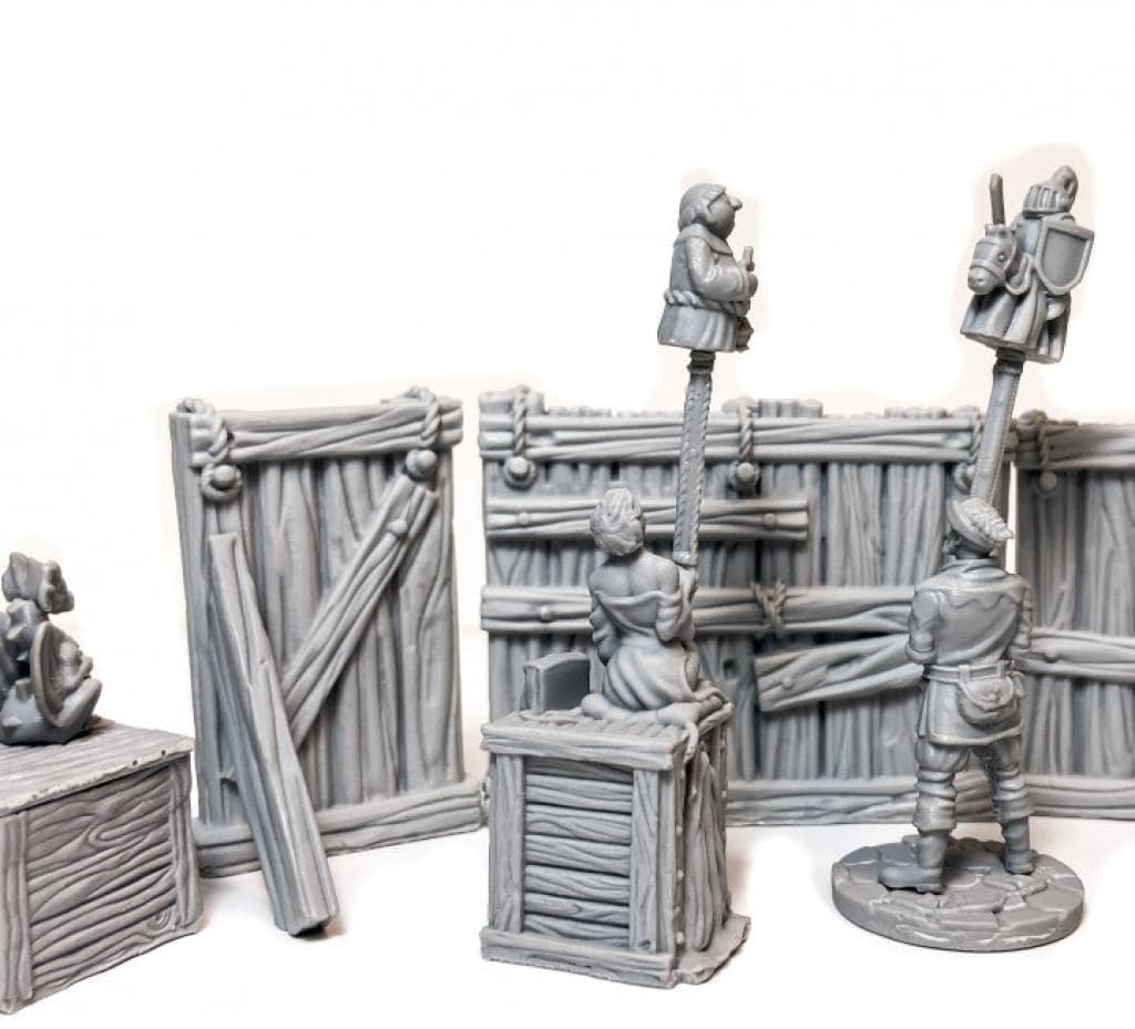 GM024 Medieval Village Scenes - Travelling Punch and Judy puppet show Medieval Figure