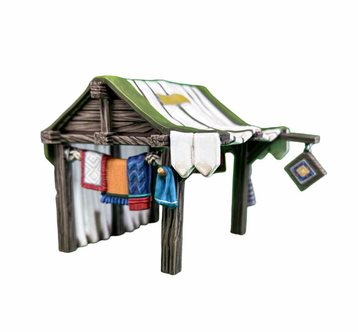 GM027 Medieval Village Scenes - Village Market Stall 2 Medieval Figure