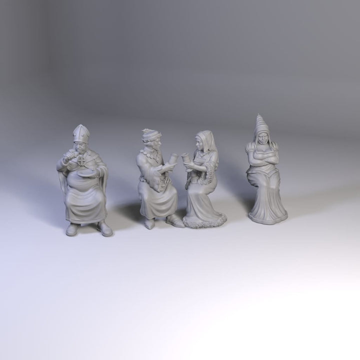 GM032 Medieval Village Scenes - Village Feast Medieval Figure