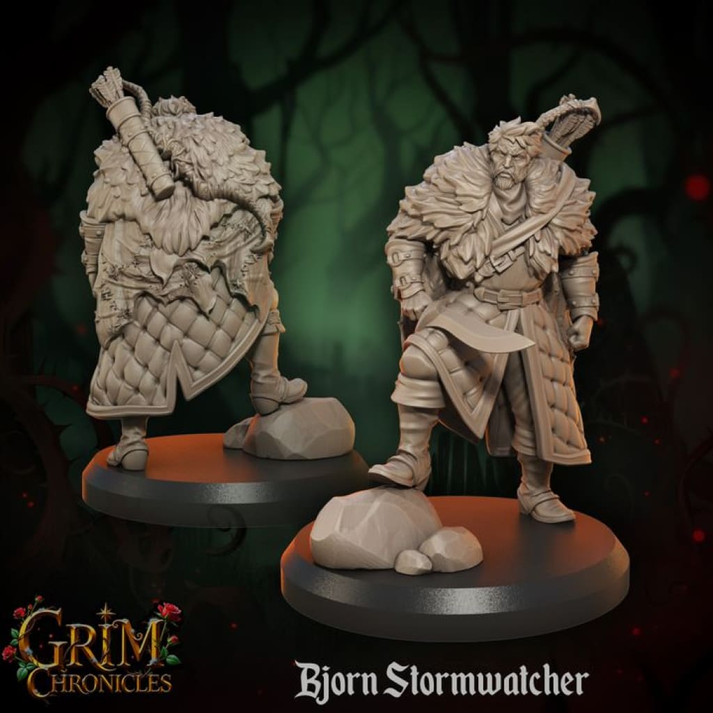 Grim Chronicles - Bjorn Stormwatcher + Wolves Medieval