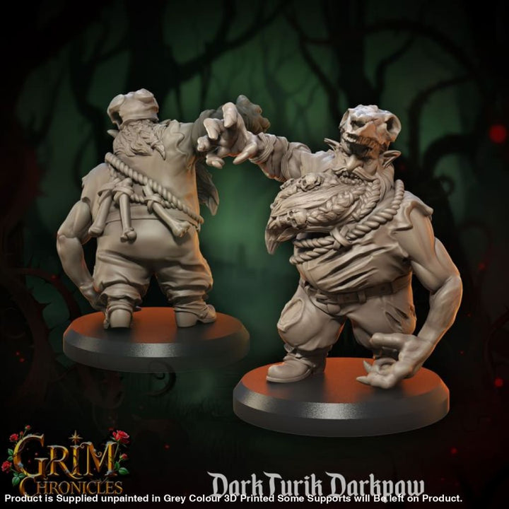 Grim Chronicles - Dark Turik Darkpaw Medieval