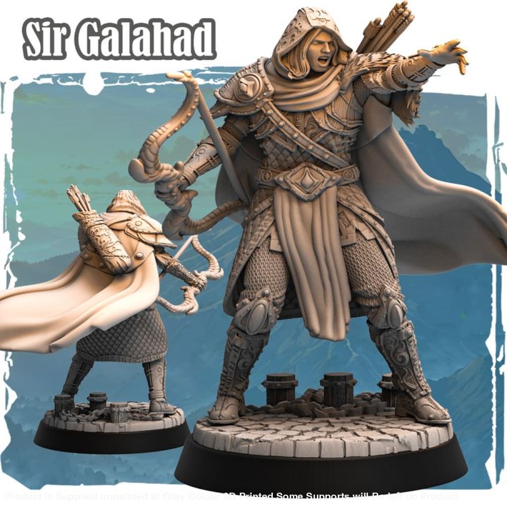 HAITO002 - Sir Galahad 32mm - Human Ranger 32mm Medieval