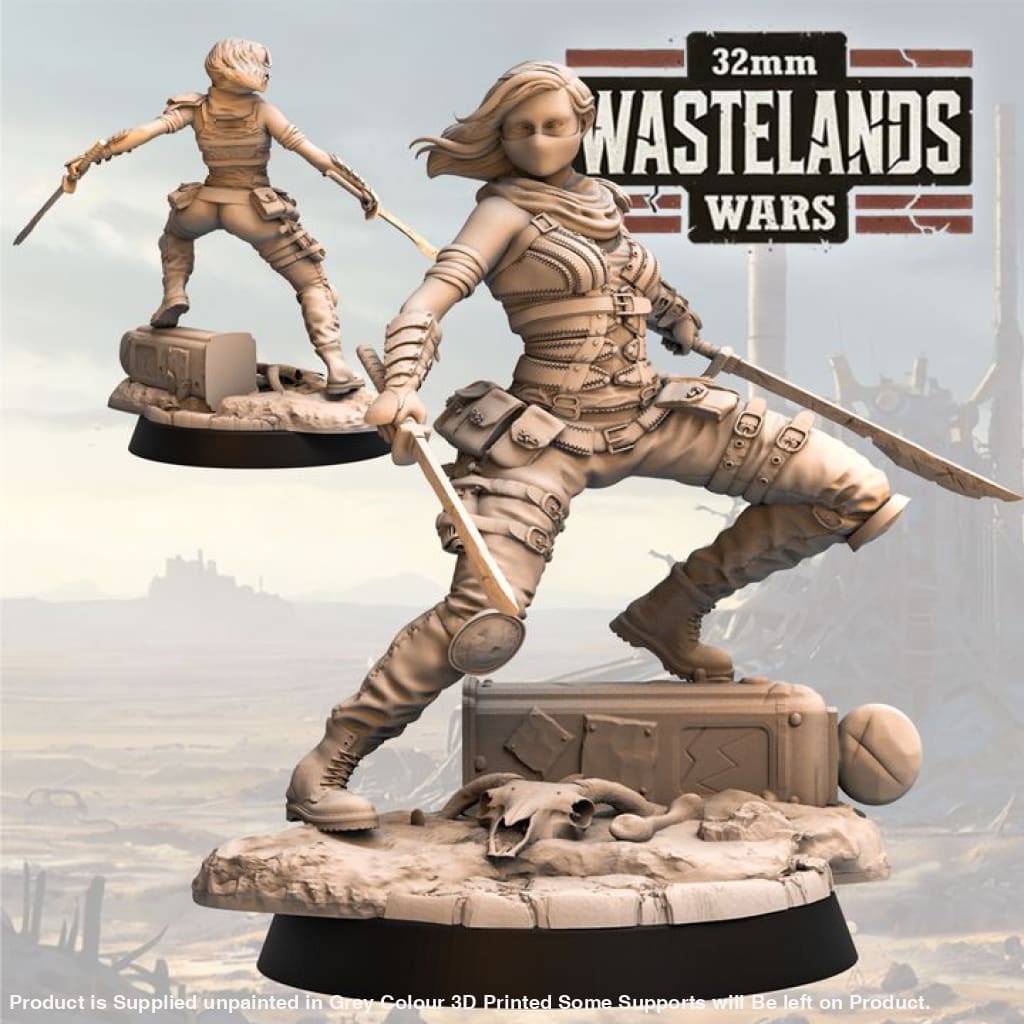 HAITO026 - Raven Skye 32mm /Wasteland Wars/ 32mm Medieval