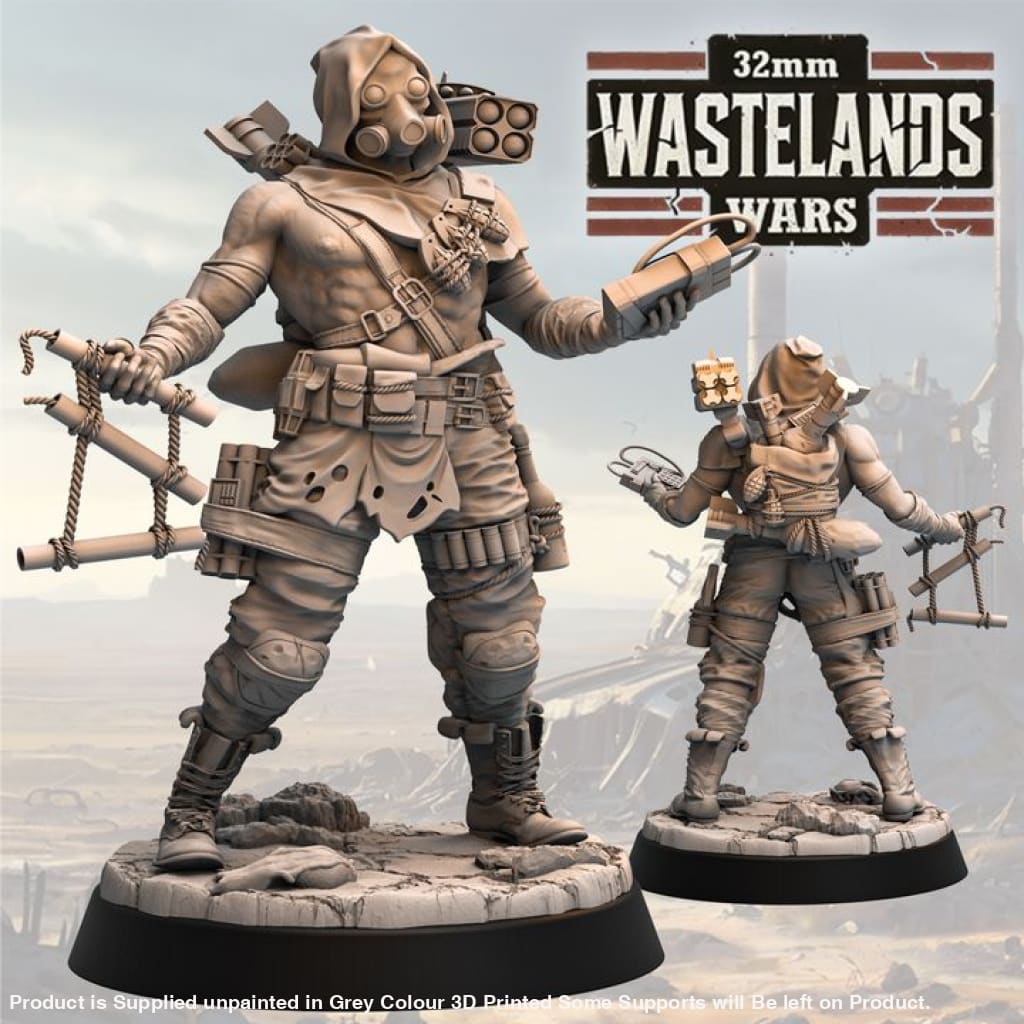HAITO036 - Blaze Wracker 32mm /Wasteland Wars/ 32mm Medieval