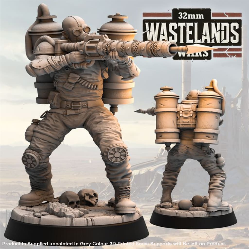 HAITO040 - Darius Ironlung 32mm /Wasteland Wars/ 32mm Medieval