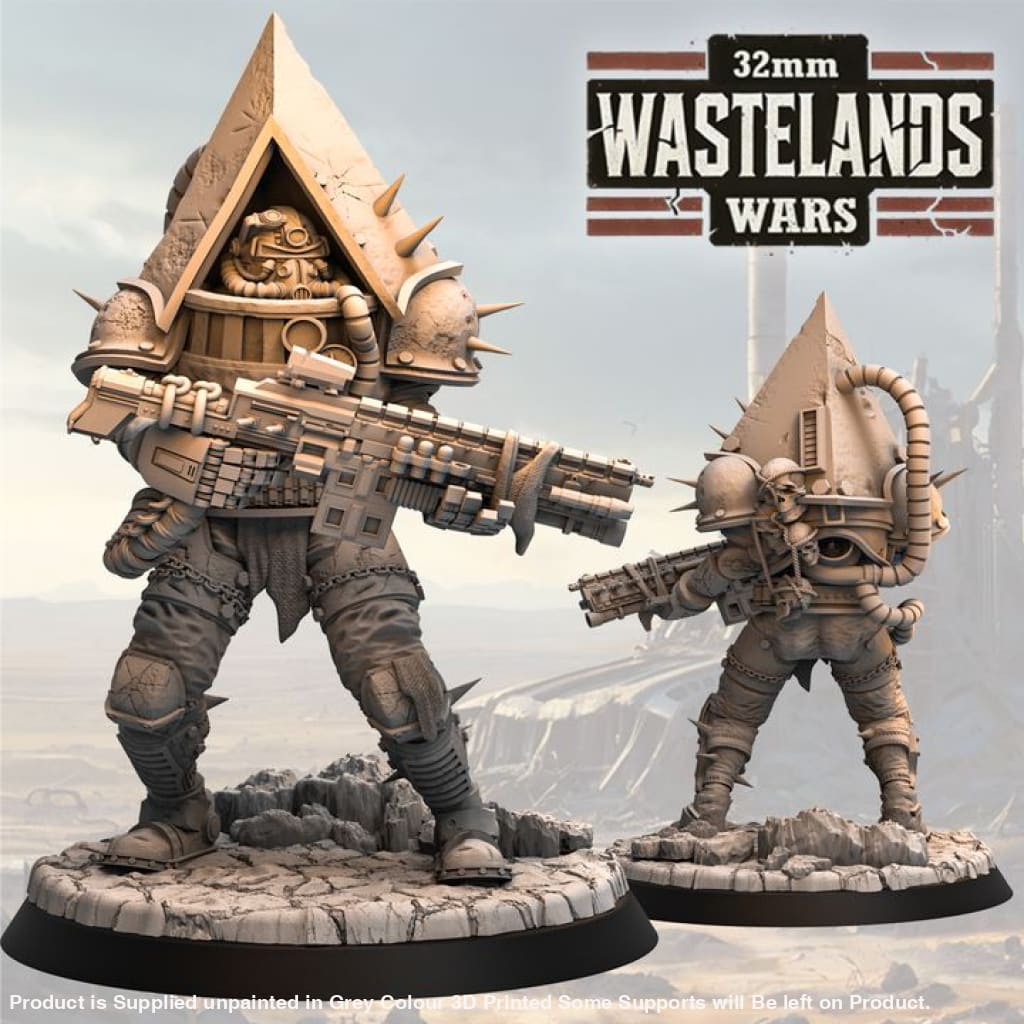 HAITO044 - Steel Prism 32mm - BOSS - /Wasteland Wars/ 32mm Medieval