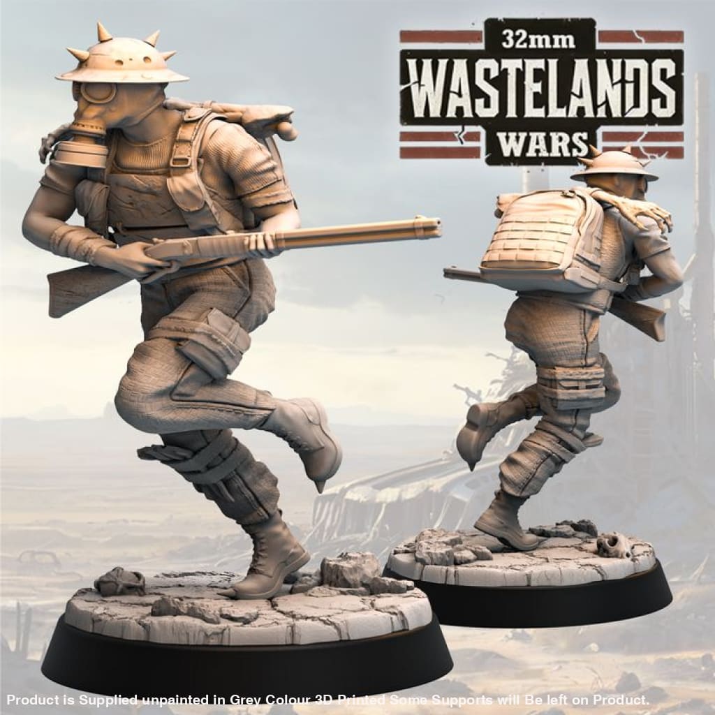 HAITO064 - Troy Merin 32mm /Wasteland Wars/ 32mm Medieval