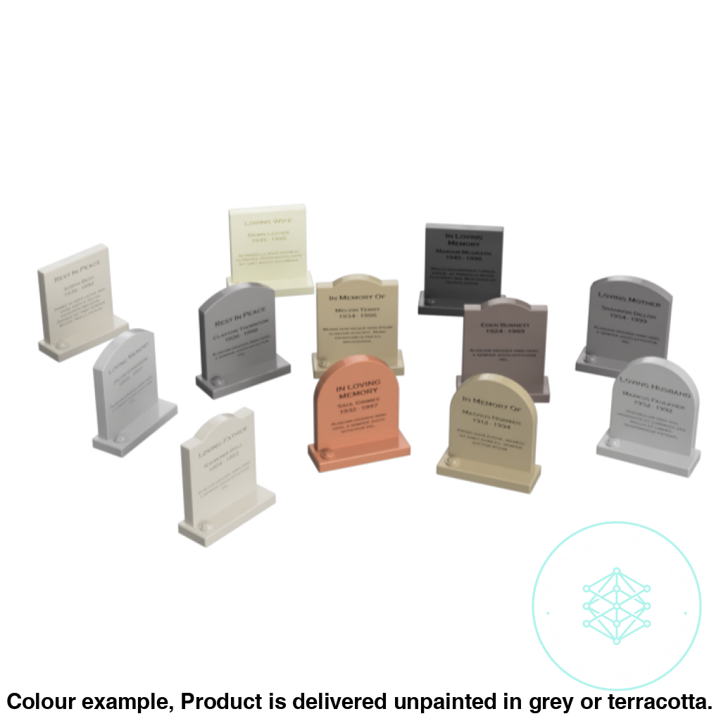 Ho307A – Small Grave Stones N Scale Accessory