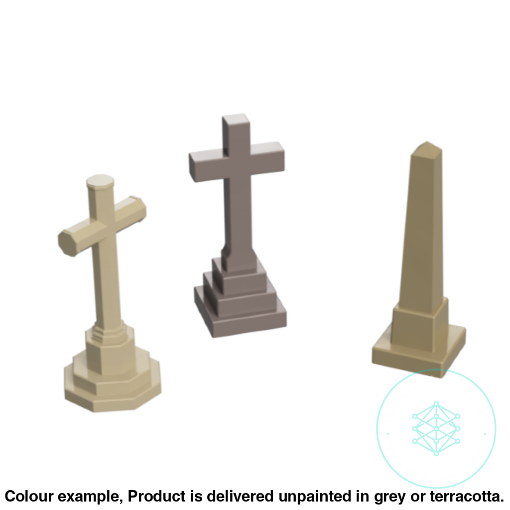 Ho307D – Grave Monuments N Scale Accessory