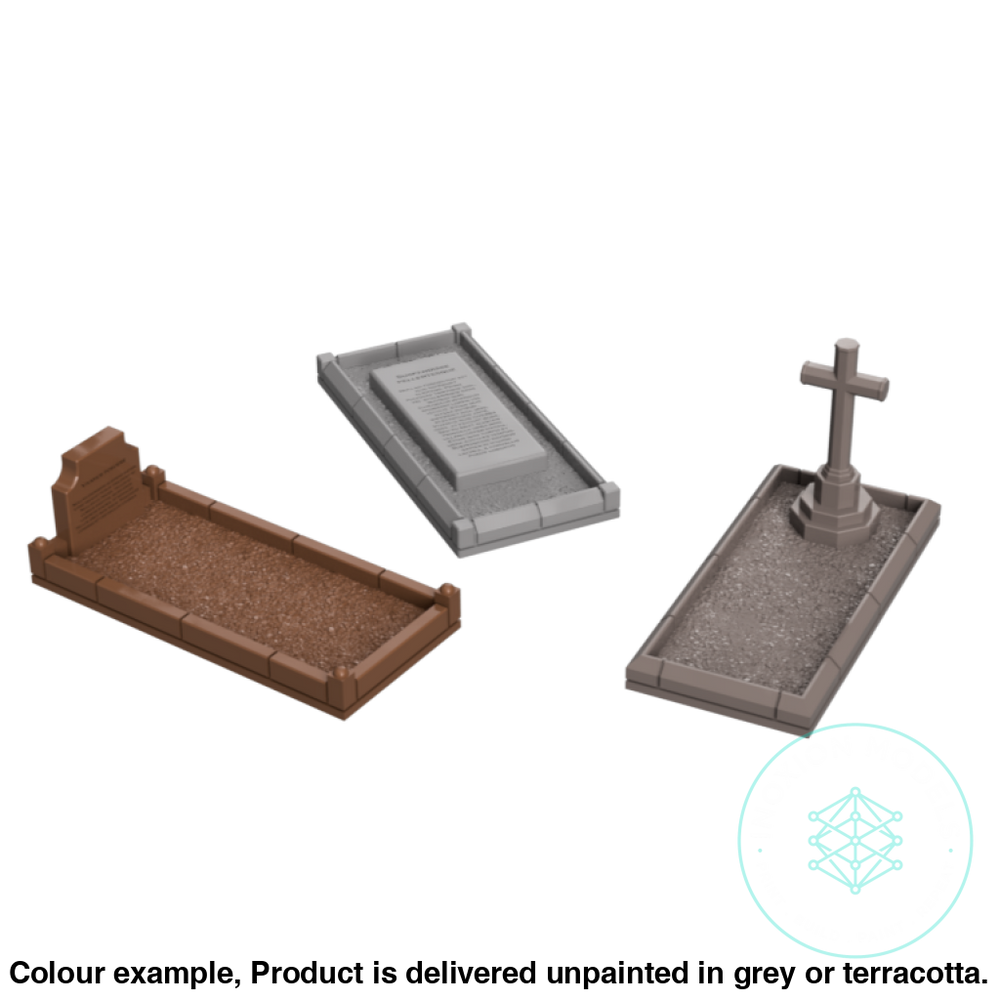 Ho307E – Grave Plots N Scale Accessory