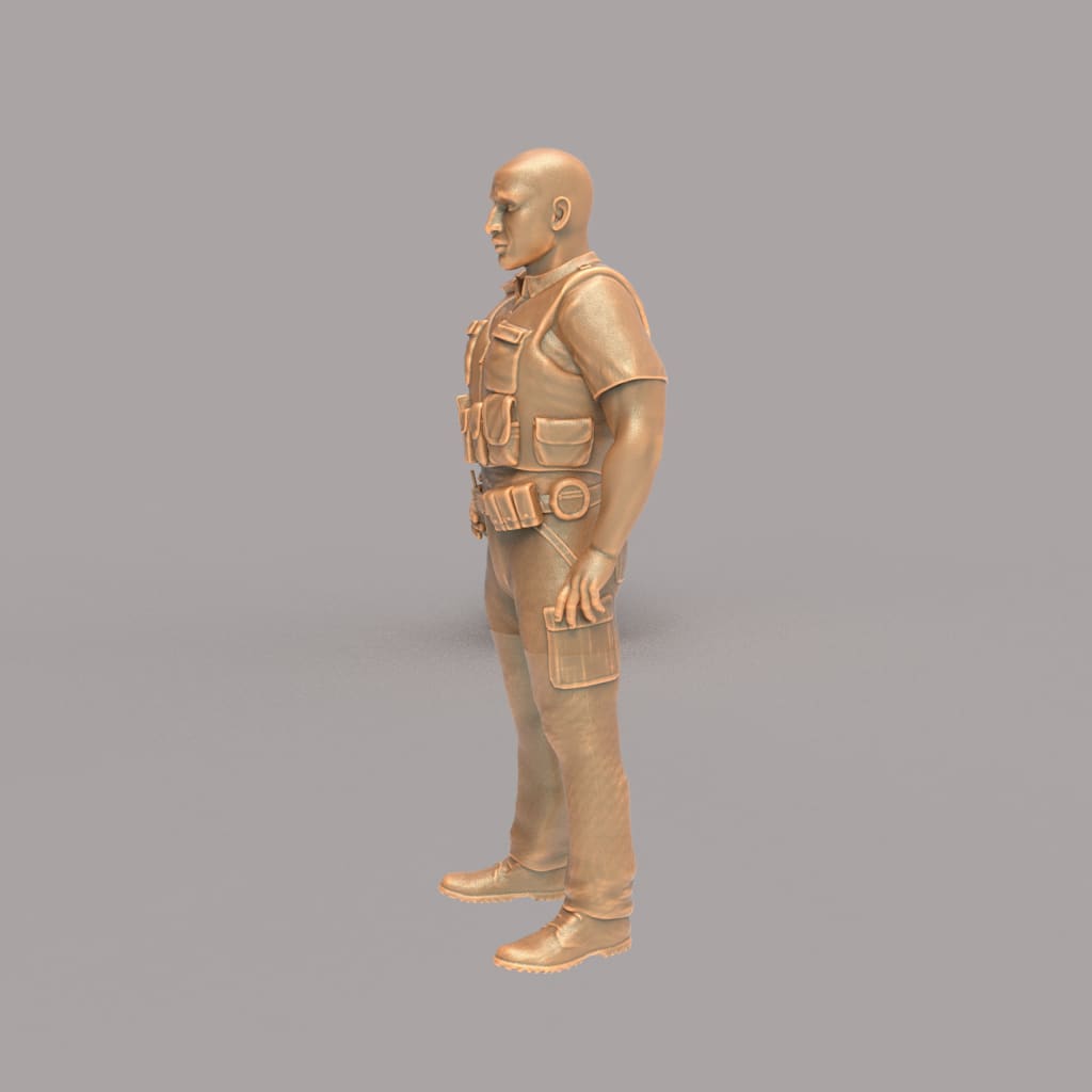 MM016 Male Police Officer Figure