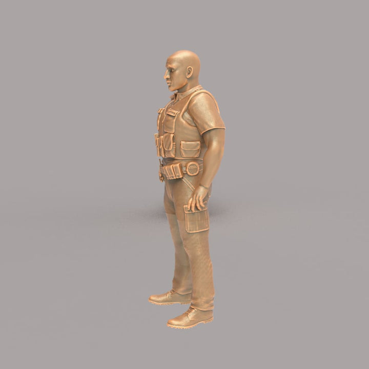 MM016 Male Police Officer Figure