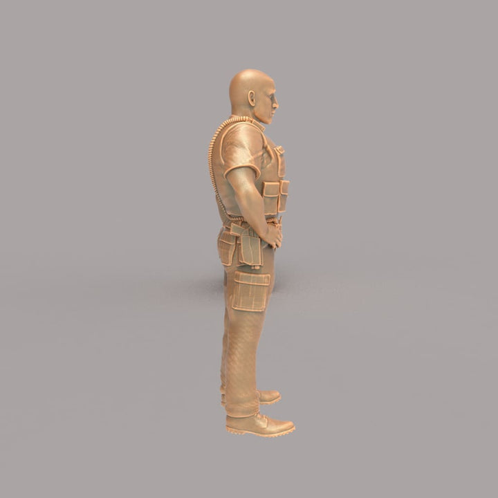 MM016 Male Police Officer Figure