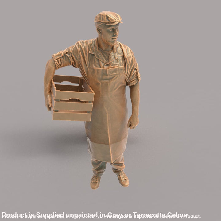 MM1034 Shop Keeper With Veg Box Figure